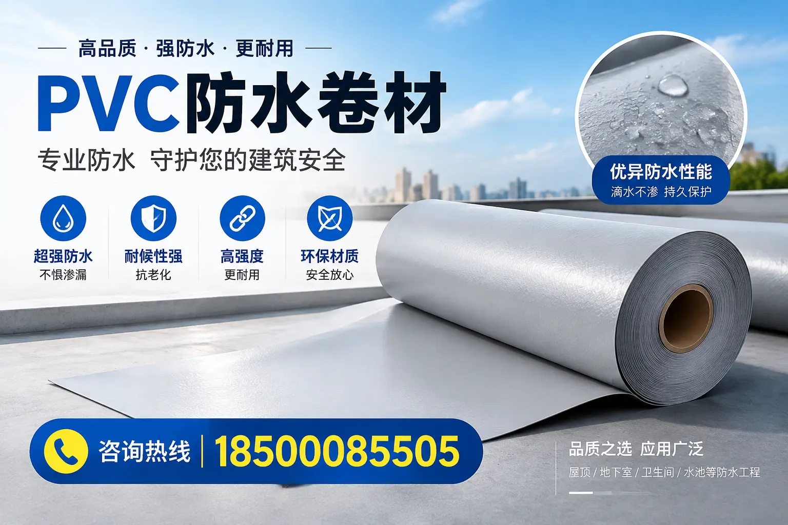 毕节地区pvc防水卷材的市场现状与发展趋势